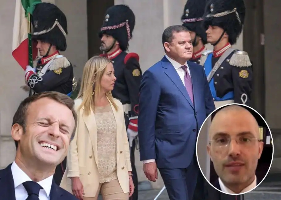 macron meloni dbeibah nicola orlando 