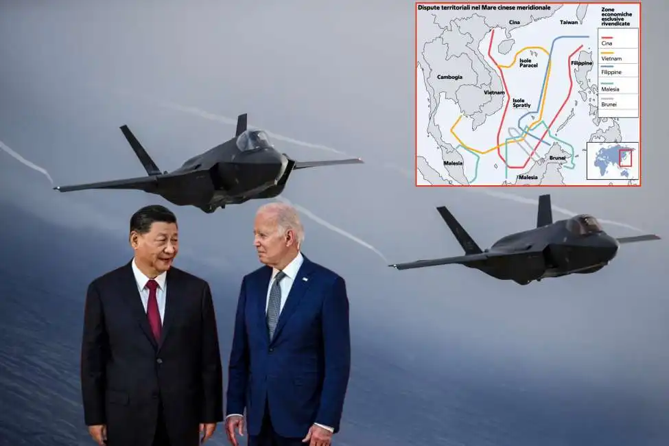 mar cinese usa cina stati uniti atolli joe biden xi jinping