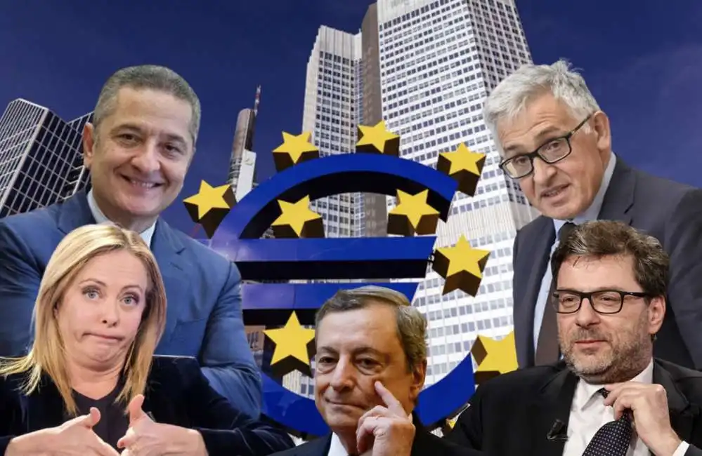 mario draghi fabio panetta piero cipollone giorgia meloni giancarlo giorgetti