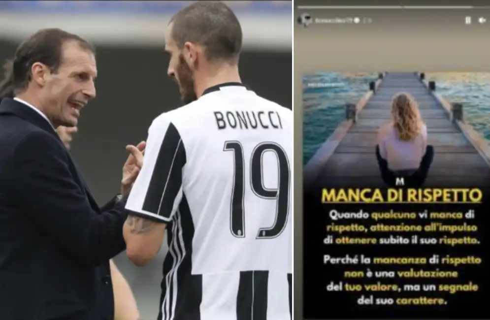 massimiliano allegri leonardo bonucci