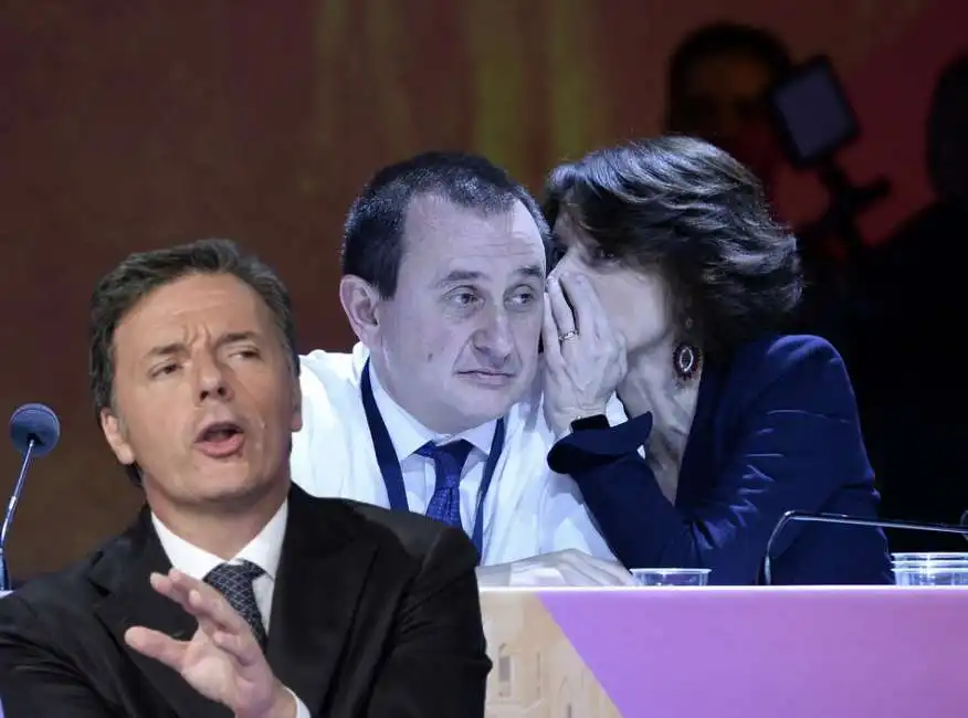 matteo renzi elena bonetti ettore rosato 