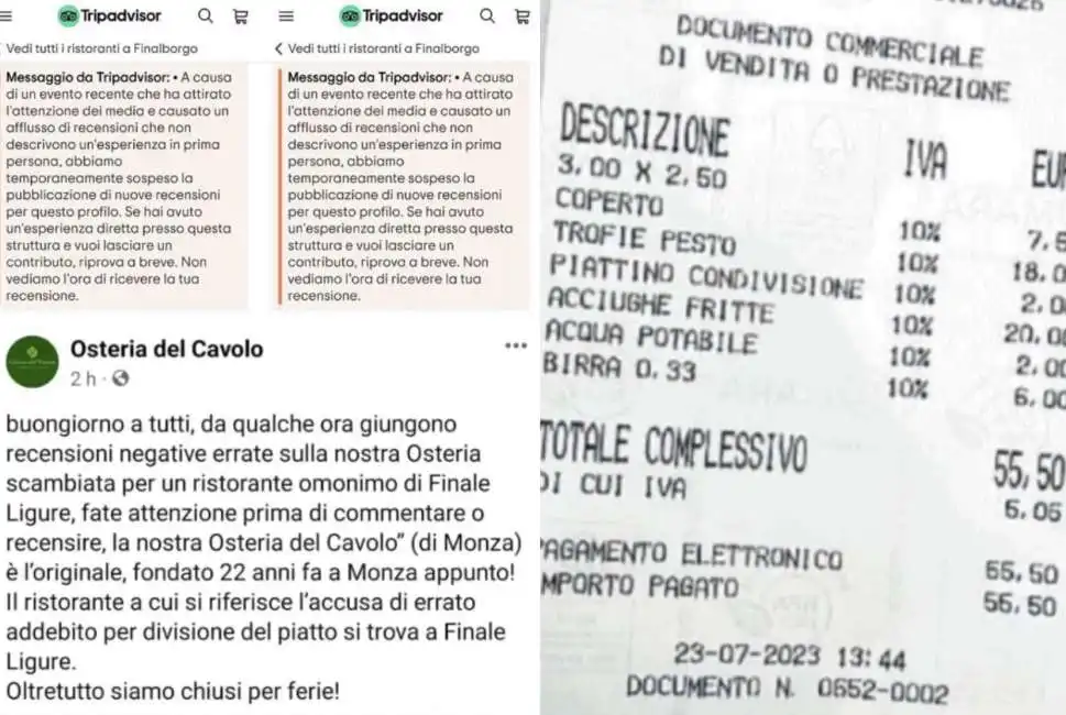 osteria del cavolo recensioni 