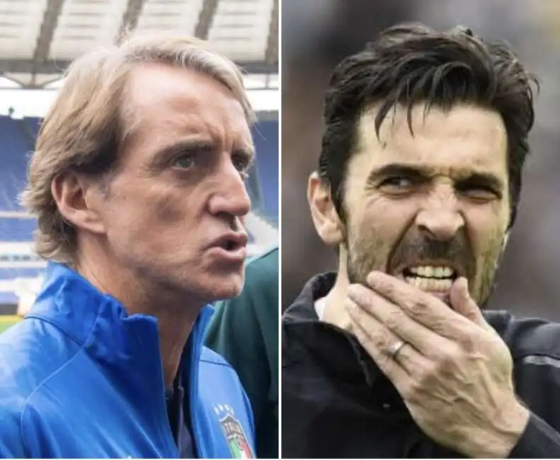 roberto mancini gigi buffon