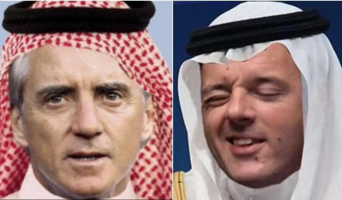 roberto mancini matteo renzi arabia saudita