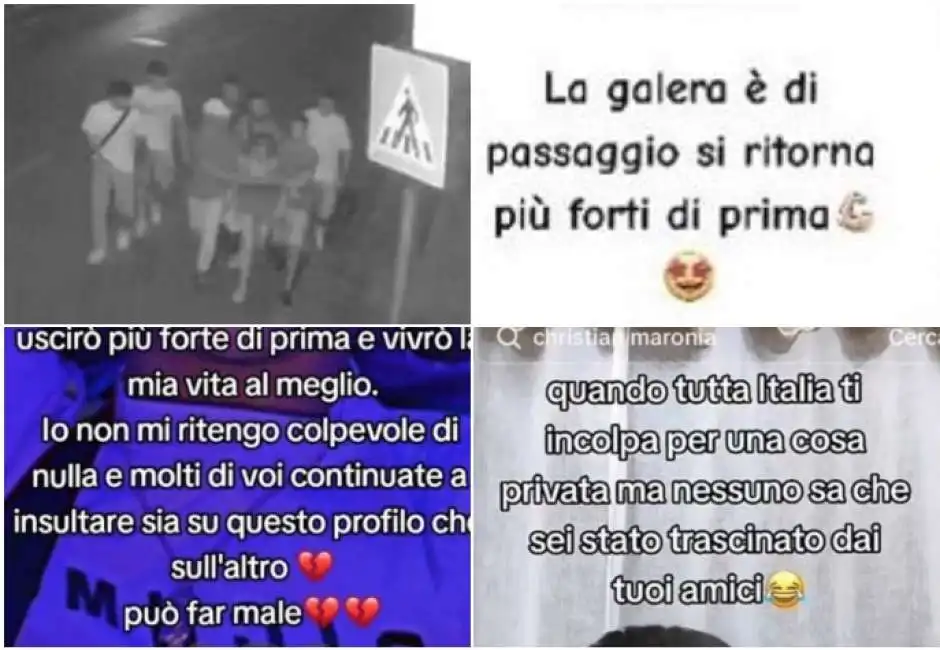 i post fake degli stupratori di palermo sui social stupro palermo