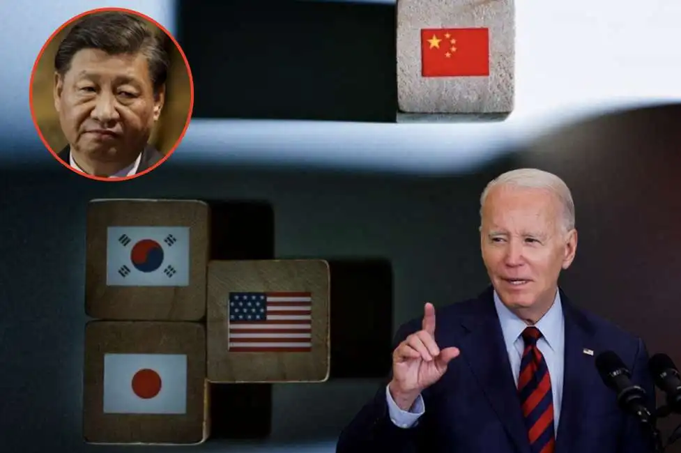 xi jinping joe biden giappone corea del sud cina usa 