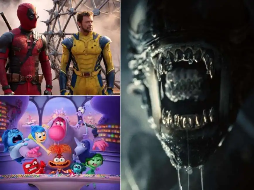 alien romulus deadpool & wolverine inside out 2 