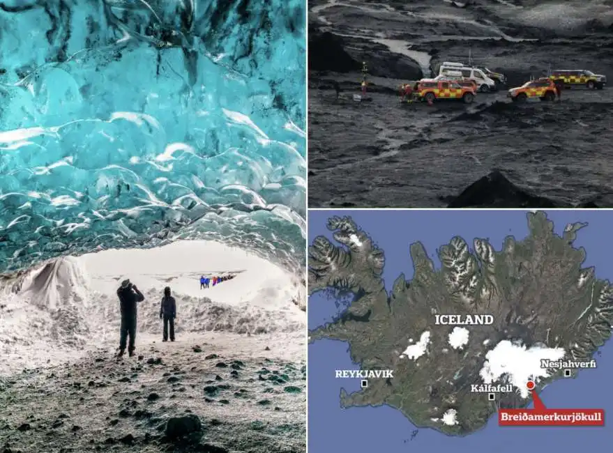 breidamerkurjokull crollo grotta di ghiaccio islanda 