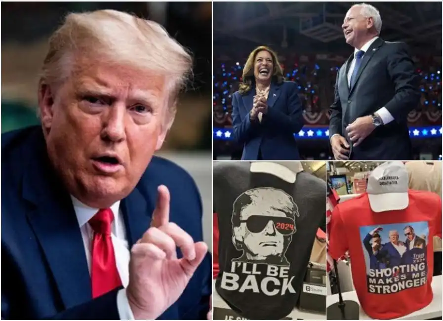 donald trump kamala harris tim walz