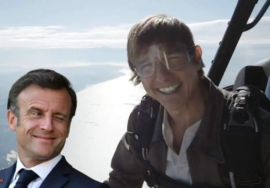 emmanuel macron tom cruise 