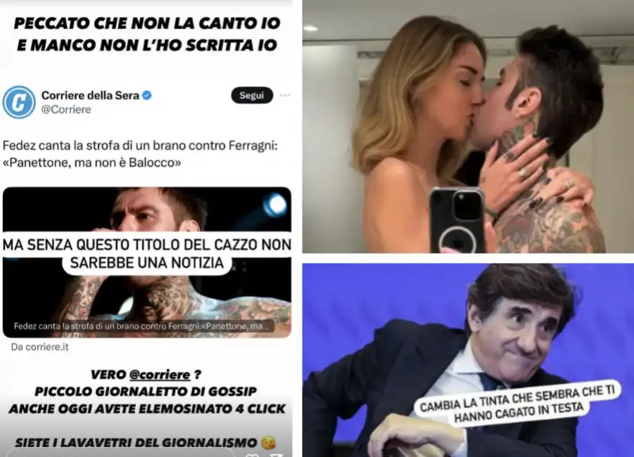 fedez urbano cairo chiara ferragni