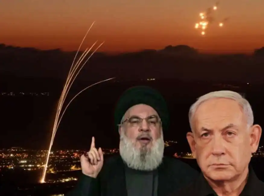 hassan nasrallah benjamin netanyahu hezbollah israele 