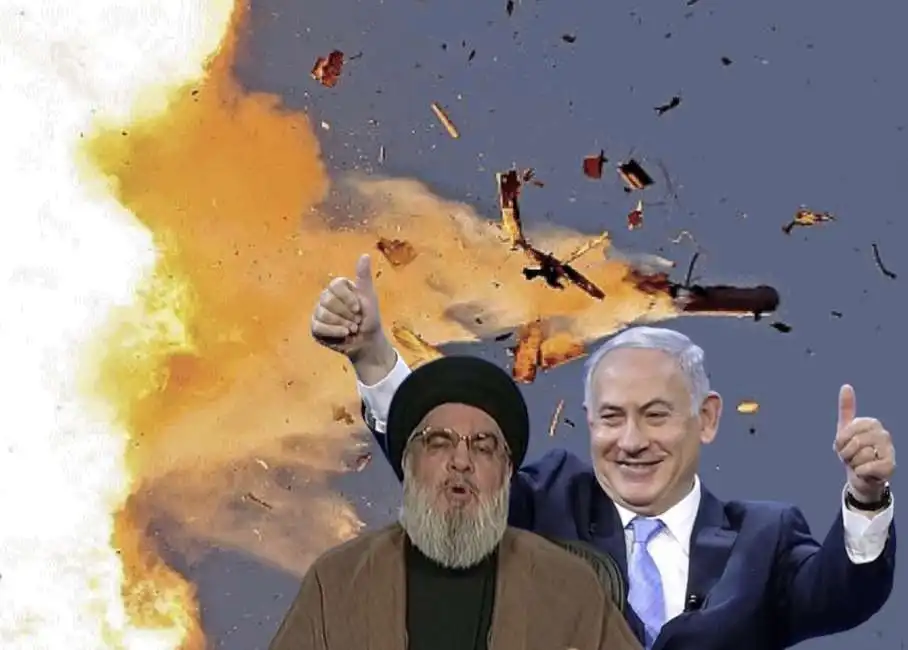 hassan nasrallah benjamin netanyahu hezbollah israele 