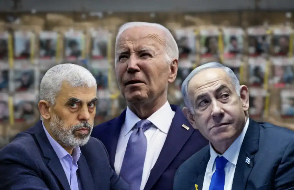 joe biden benjamin netanyahu yahya sinwar