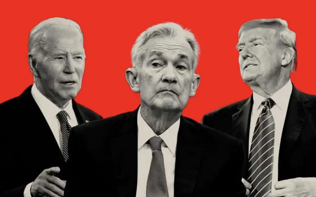 joe biden jerome powell donald trump 