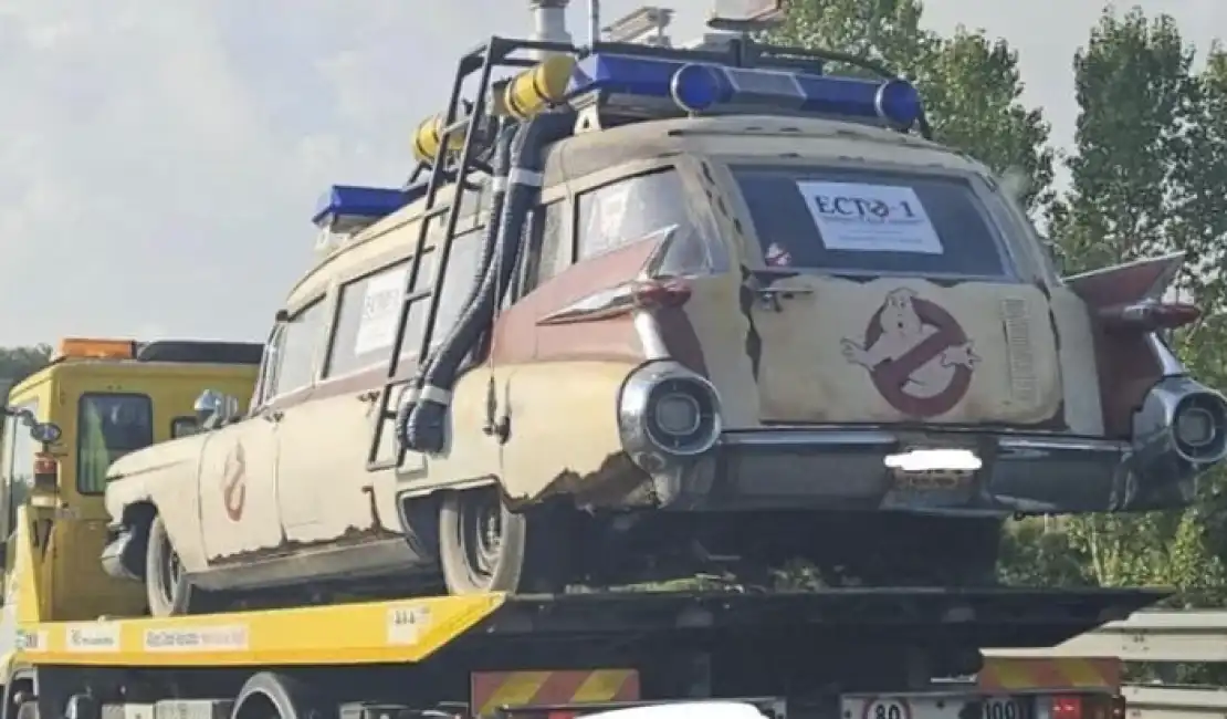 macchina dei ghostbuster sequestrata a cassino