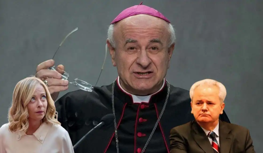 monsignor vincenzo paglia milosevic giorgia meloni