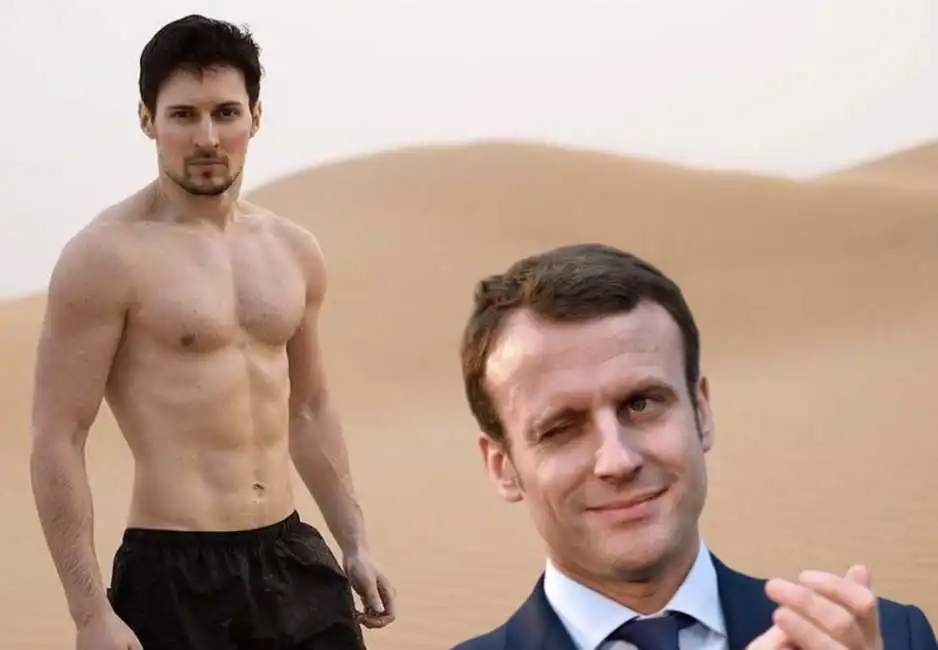 pavel durov emmanuel macron 