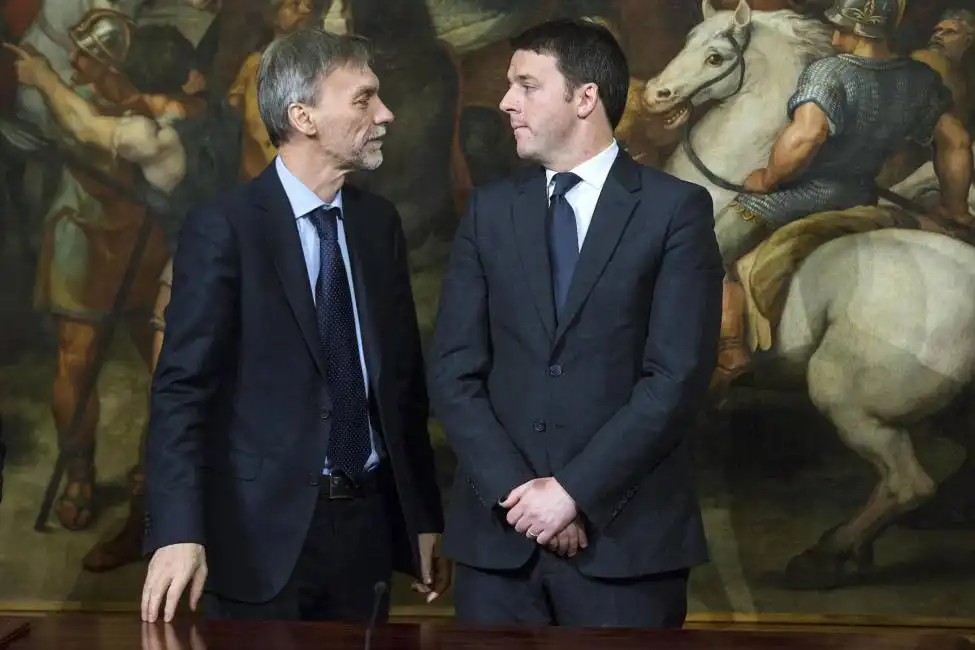 matteo renzi graziano delrio 