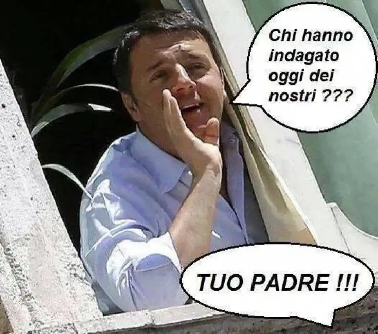 renzi con il padre tiziano indagato