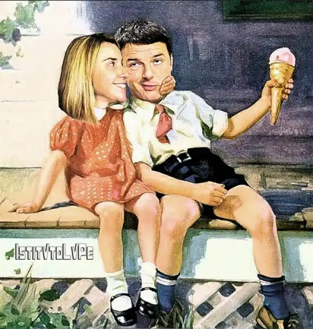 renzi mogherini gelato