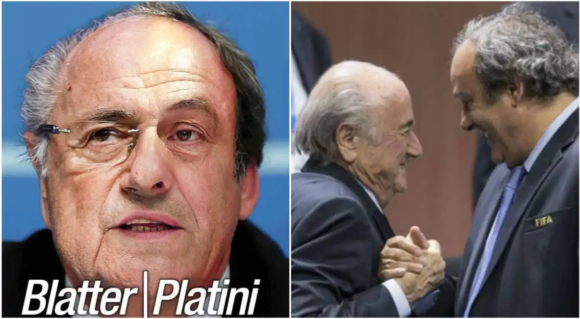 blatter platini maradona