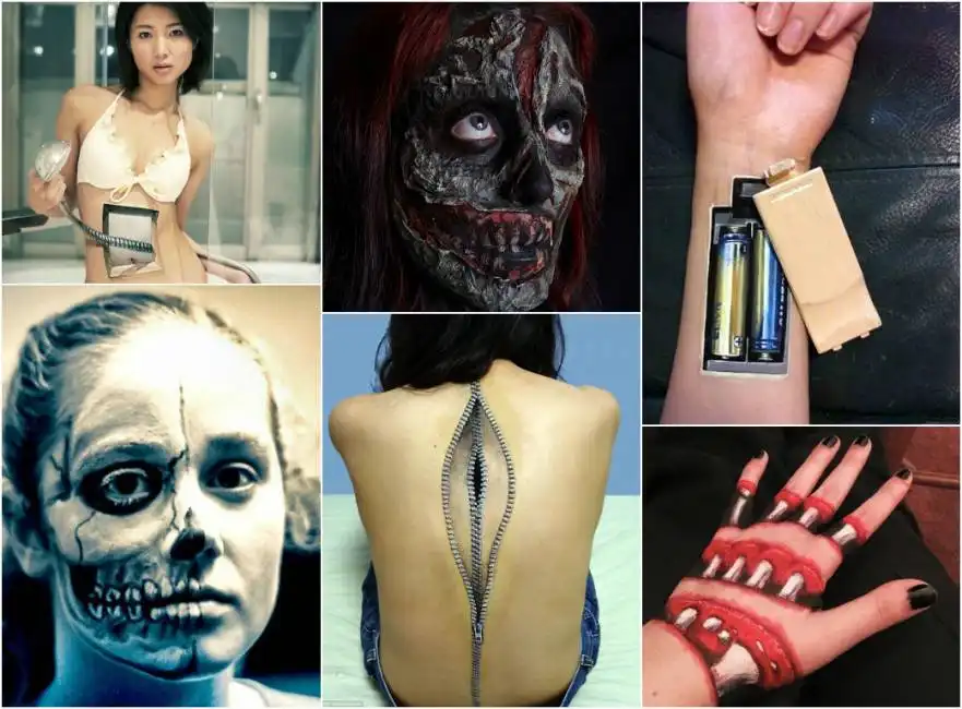 body art zombie