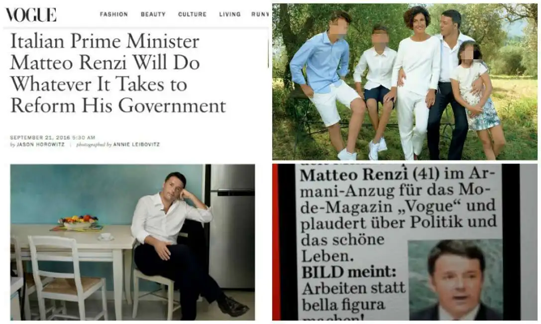 matteo renzi vogue