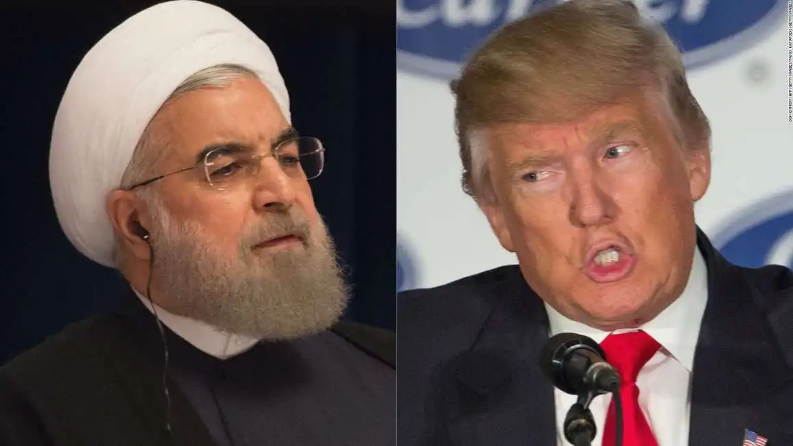 donald trump rohani rouhani