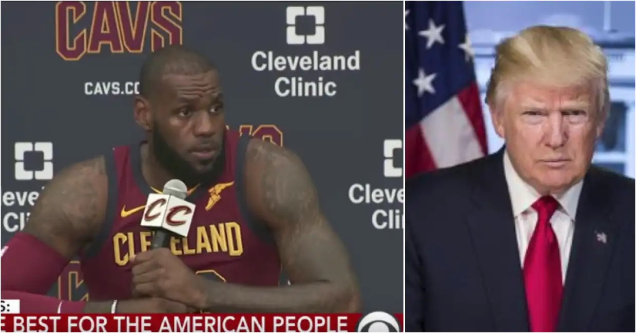 lebron james trump