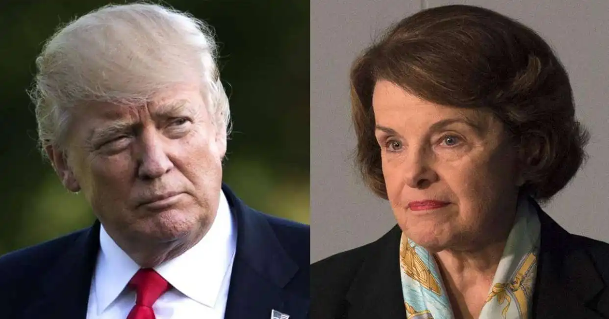 trump dianne feinstein