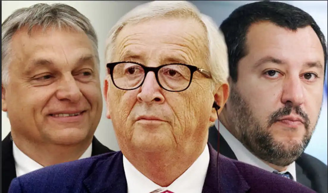 juncker salvini orban