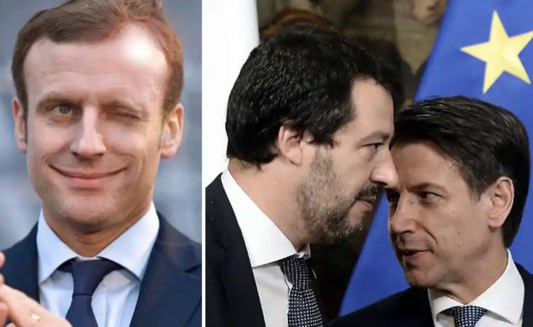 macron salvini conte