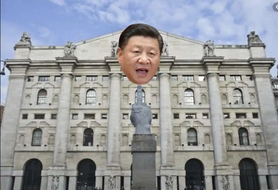 borsa milano xi jinping piazza affari