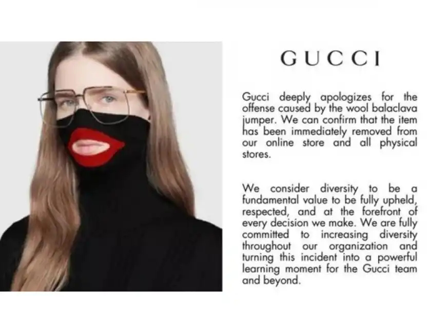 gucci maglione con sembianze black