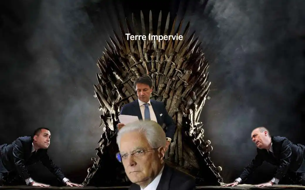 mattarella conte zingaretti di maio