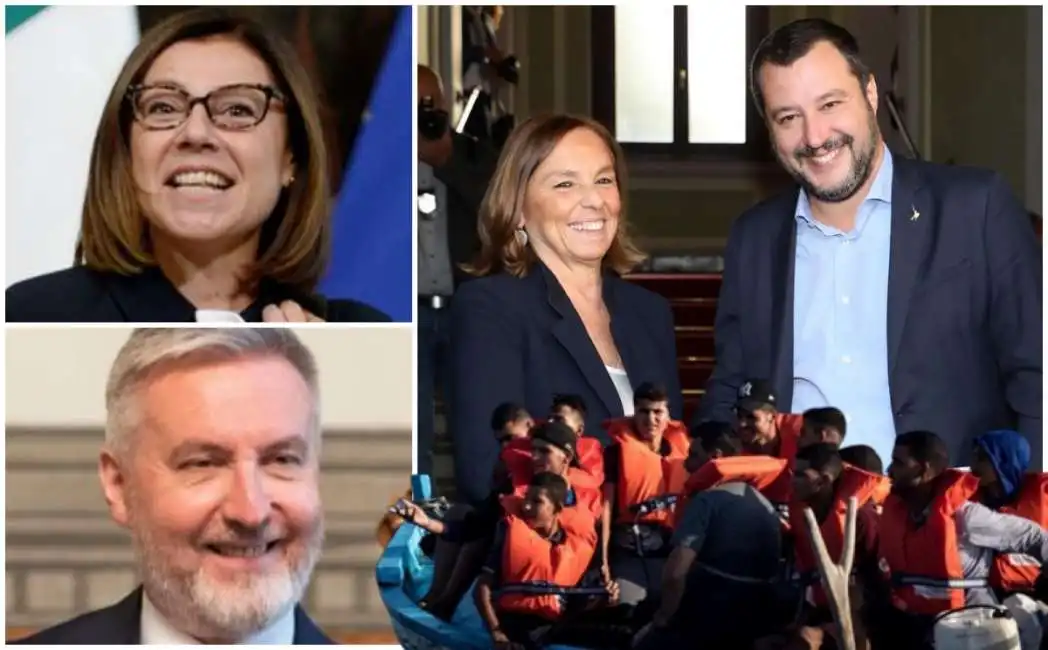 paola de micheli lorenzo guerini lamorgese salvini migranti