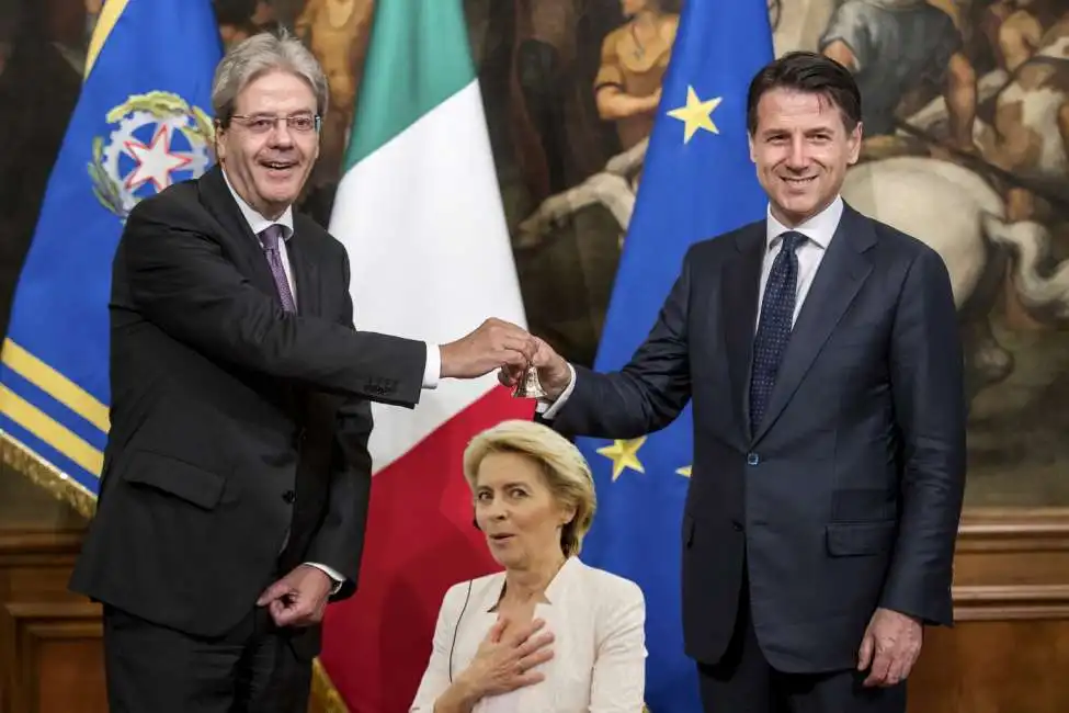 paolo gentiloni giuseppe conte ursula von der leyen