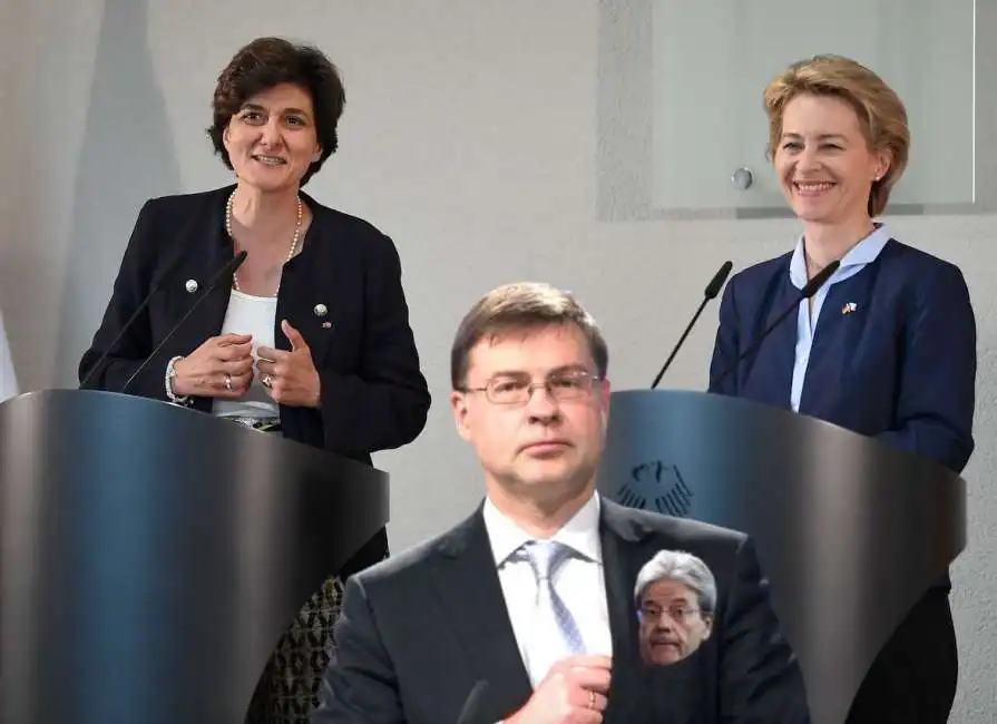 sylvie goulard ursula von der leyen dombrovskis