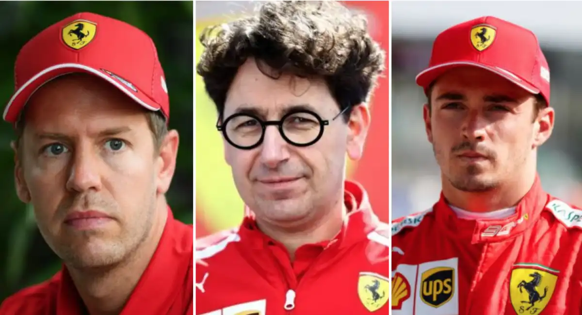 vettel binotto leclerc