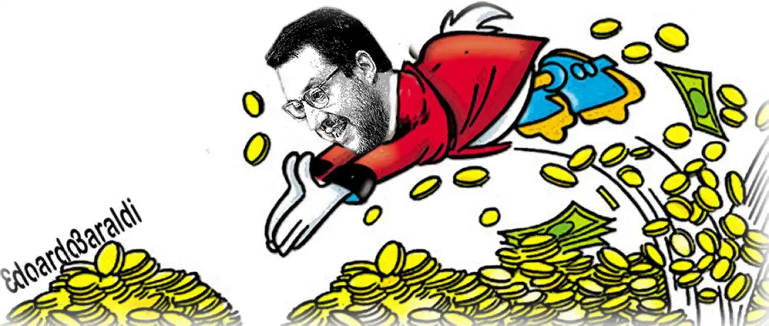 matteo salvini soldi paperone