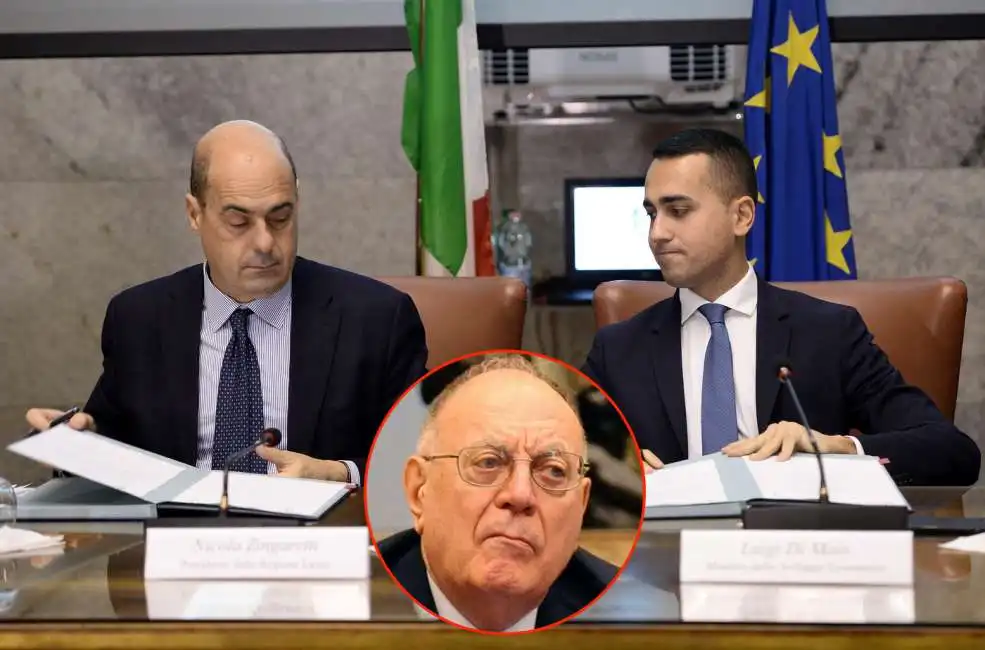 nicola zingaretti luigi di maio rino formica