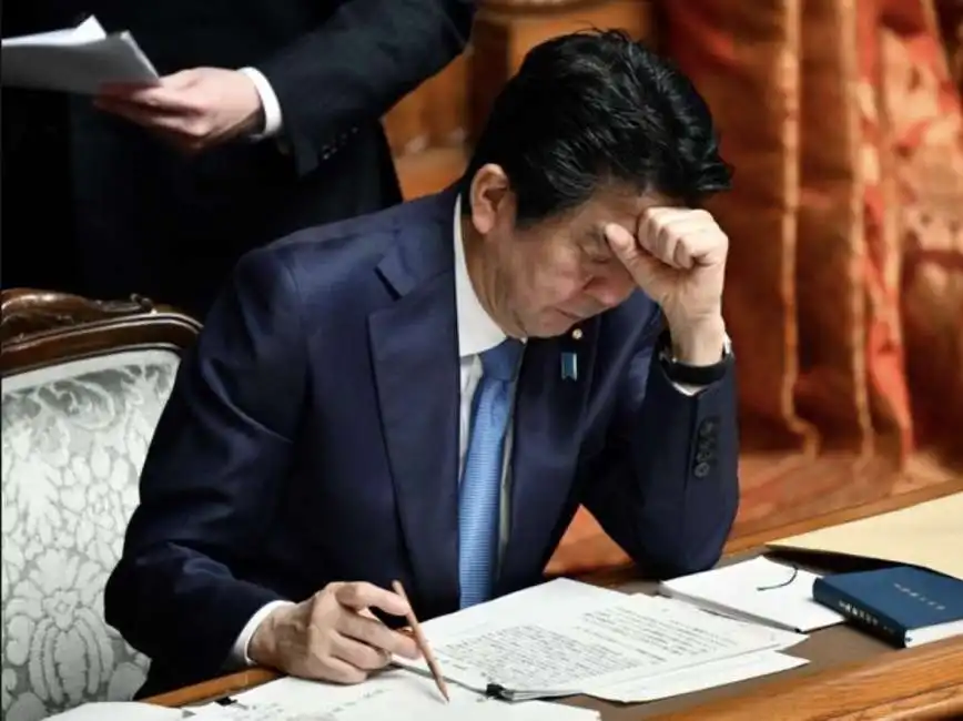 shinzo abe stress 