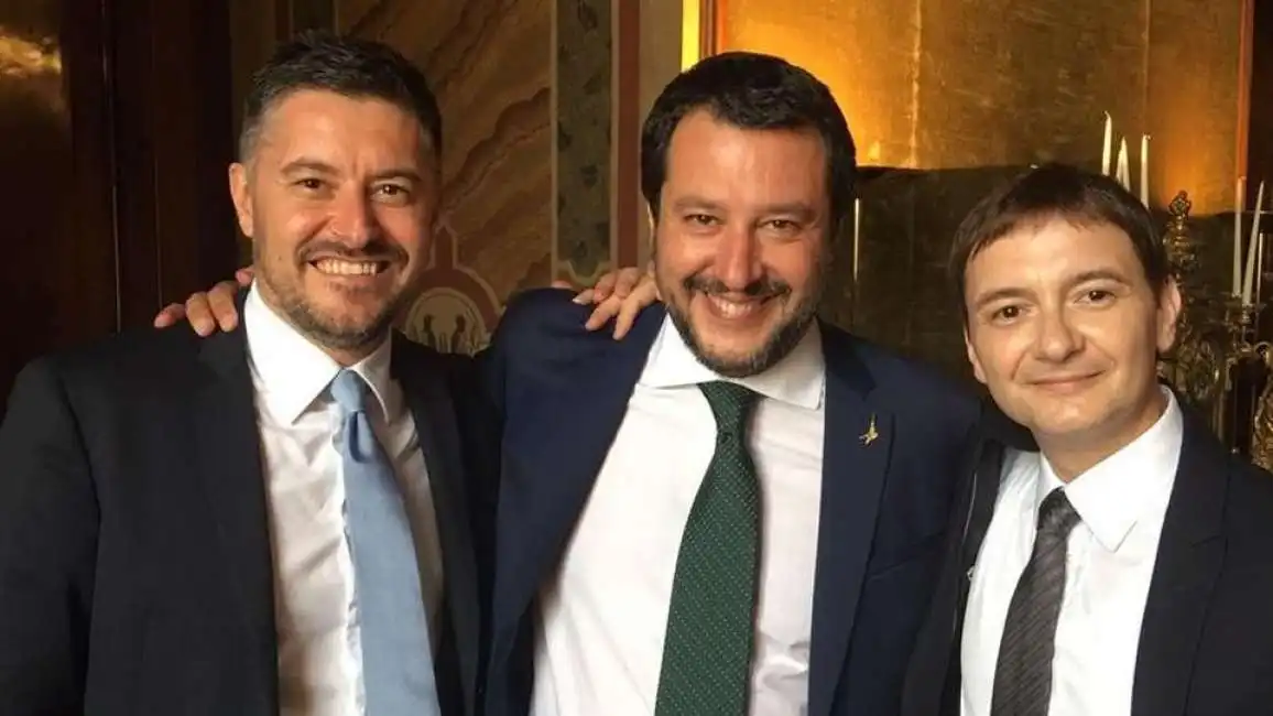 andrea paganella matteo salvini luca morisi 