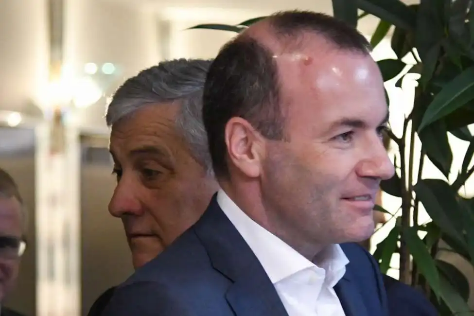 antonio tajani e manfred weber