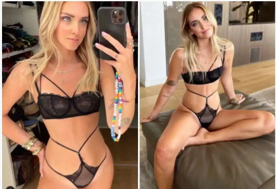 chiara ferragni lingerie