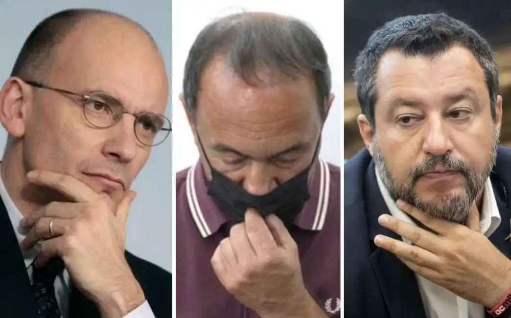 enrico letta mimmo lucano matteo salvini