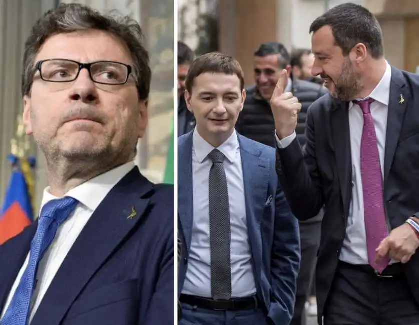 giancarlo giorgetti matteo salvini luca morisi