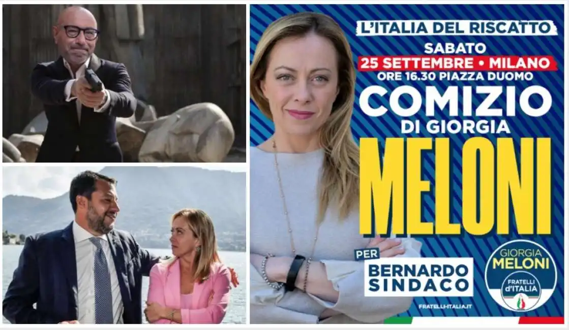 giorgia meloni matteo salvini luca bernardo