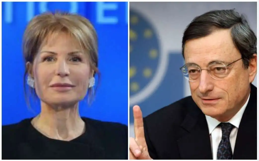 lilli gruber e mario draghi